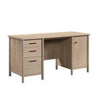 Sauder 59"W La Collection Whitaker Point Bureau - Finition Natural Maple-Surface supérieure en panneau solide et léger de 1 po d'épaisseur