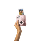 FujiFilm - Appareil instantané Instax Mini 12 - Fleur rose-Contrôle automatique de l'exposition et du flash