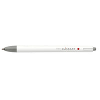ClickArt Retractable Marker Pen, Gris-Parfait pour la journalisation, le codage couleur, le dessin et l’écriture quotidienne