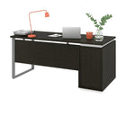 Bestar Aquarius Bureau avec un caisson - Gris profond & blanc-Tiroir utilitaire (12. 1 po L x 2. 2 po H x 15 po  P (30. 6 x 5. 5 cm x 38. 1 cm))