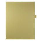 Mark Maker – Onglets séparateurs juridiques beiges, 1/25 onglets, format lettre, sans trous, numéro 135, 25/paquet-Onglets séparateurs beiges, 1/25 onglets
