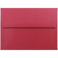 JAM Paper Enveloppes Stardream A6 à effet métallisé,rouge Jupiter, 250/paquet-Enveloppes Stardream en papier rouge Jupiter à effet métallisé