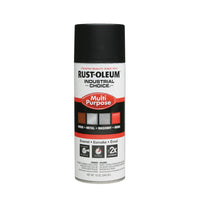 Rust-O-Leum Peinture d'émail vaporisée d'usage multiple - 12 oz - Noir brillant (KQ227)-Couleur: Noir brillant