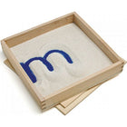 Bac à sable pour la formation des lettres de concepts primaires-Utilisation pour la pratique de l'écriture sensorielle et tactile