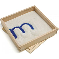 Bac à sable pour la formation des lettres de concepts primaires-Utilisation pour la pratique de l'écriture sensorielle et tactile