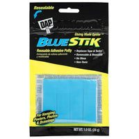 Dap - Mastic adhésif réutilisable BlueStik, 1 oz, 12/paquet (DAP01201)-À utiliser pour fixer des projets au mur