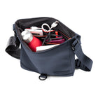 Bugatti - x EDITION22 Sac à bandouliere, Bleu-Sac en cuir vegetalien caoutchoute resistant aux intemperies