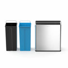 Step N' Sort - Capteur de mouvement poubelle à 2-compartiments et bac de recyclage avec bacs intérieurs amovibles - 60L-2 bacs intérieurs amovibles ont des trous de serrage pour contenir les doublures