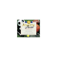 Hayes - Certificat Athletic Award, bordure brune, 8 1/2 x 11 po, 90/paquet (H-VA526)-Taille : 8 1/2 long. x 11 larg. (po)