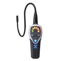 REED C-383 Détecteur de fuite de gaz combustibles-Ce détecteur de fuites de réfrigérant peut déterminer les petites fuites rapidement et précisément grâce à des indicateurs sonores et visuels. Ce produit comprend un certificat ISO avec toutes les données et les incertitudes.