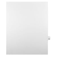 Mark Maker – Onglets séparateurs juridiques blancs, 1/25 onglets, format lettre, sans trous, numéro 118, 25/paquet-Onglets séparateurs blancs, 1/25 onglets