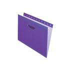 Pendaflex - Chemises suspendues colorées haut de gamme Reversaflex - format lettre - violet - paquet de 25-Elles sont 10 fois plus robustes que les chemises ordinaires et peuvent contenir plus de feuilles sans se déchirer