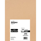 Avery 5961 Étiquettes d'adresse Easy Peel, blanches, laser, 4" x 1", 5,000/pqt-La caractéristique Bord-éclair permet de peler rapidement et facilement les étiquettes. Vous n'avez qu'à plier la feuille pour exposer le bord des étiquettes.