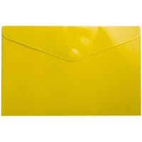 JAM Paper Enveloppe de plastique de style livret, 9 3/4 x 14 1/2 po, jaune, 12/paquet-Type de produit : Enveloppe latérale pour lettre