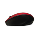Verbatim – Souris sans fil Multi-Trac à DEL bleue pour ordinateur portatif, rouge (97995)-Forme ergonomique confortable et prise facile