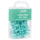 JAM Paper – Punaises, sarcelle, 100/paquet (22432067)-Bleu sarcelle