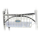 Drive Medical - Panier pour déambulateur-Blanc, aluminium