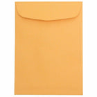 JAM Paper - Enveloppes ouvertes pour catalogue - 7 -5 x 10 -5 - papier kraft brun Manille - paquet de 50-Couleur : enveloppes kraft marron à extrémité ouverte.