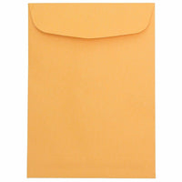 JAM Paper - Enveloppes ouvertes pour catalogue - 7 -5 x 10 -5 - papier kraft brun Manille - paquet de 50-Couleur : enveloppes kraft marron à extrémité ouverte.