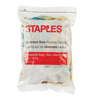 Staples - Bandes élastiques économiques, tailles et couleurs variées-Rien n'est plus simple qu'une bande élastique pour retenir des objets ensemble