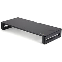 Support de moniteur StarTech MONSTADQI avec plaque de charge sans fil-Support de moniteur avec plaque de charge sans fil pour moniteur de bureau