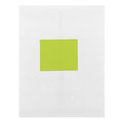 JAM Paper -'“Étiquettes postales, 4 x 3 1/3 po, vert lime Terra Astrobright, 240 par paquet-5