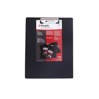 Duraply – Planchette à pince - Stay Clean - noir - format lettre-En polypropylène triple couche