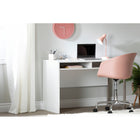 Chaise pivotante Flam, Rose de Meubles South Shore-22.75" (L) x 23.5" (P) x 35.5" (H) Pouces