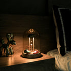 TuBICen - Amber Lampe de table - Nickel-Nickel, Acier, ABS, Acrylique