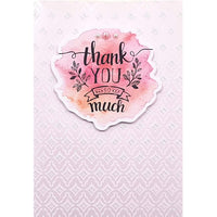 Rosedale Gold - Cartes de souhaits/Enveloppes 51/2 po x 8 po, paquet de 6-Cartes de souhaits qualité boutique.