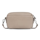 Bugatti - Femme Opera Sac bandouliere, Taupe-Fait en cuir vegane