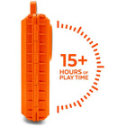 Exocgear - EcoExtreme II IP67 Haut-parleur Bluetooth imperméable - Orange-Commandes de musique intégrées : volume, lecture/pause, FWD et boutons de retour