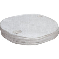 Zenith Safety - Tampons Absorbants Pour Couvercles De Barils - Huile Seulement, paquet de 25-Absorption/pqt 10 gal.