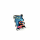 Azar Displays – Porte-affiche vertical/horizontal Opti Snap, 10/paquet (300205-SLV)-Dimensions : 5 x 7 po