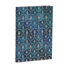 Paperblanks Carnet Ligne Velours Bleu - 5 po l x 7 po H x 3/4 po P-Couvertures cartonnees 100% recyclees