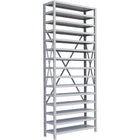 Metalware – Étagère enclenchable RK347, 15 tablettes, 36 x 18 x 88 po, gris pâle-Système de tablettes ajustables offrant un espace de rangement solide, mais économique qui convient à vos besoins