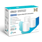 TP-Link - Deco X50 AX3000 Système Wi-Fi 6 maillé pour toute la maison - Blanc - Paquet de 3-Deco X50 est compatible avec tous les autres modèles Deco pour former un réseau maillé