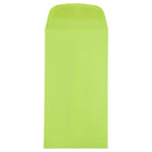 JAM Paper Enveloppes à monnaie no 5,5, 3 1/8 x 5 1/2 po, vert lime Brite Hue, 100/paquet-Enveloppes vertes