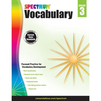 Livre numérique : Spectrum - Spectrum Vocabulary, 704610-EB, 3e année-Vous recevrez deux courriels : le premier confirmant la totalité de votre commande et le second comportant un lien de téléchargement. Vous pourrez utiliser le lien de téléchargement immédiatement ou plus tard, comme vous le voulez.
