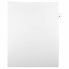 Mark Maker – Onglets séparateurs juridiques blancs, 1/25 onglets, format lettre, sans trous, numéro 5, 25/paquet-Onglets séparateurs blancs, 1/25 onglets