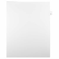Mark Maker – Onglets séparateurs juridiques blancs, 1/25 onglets, format lettre, sans trous, numéro 5, 25/paquet-Onglets séparateurs blancs, 1/25 onglets