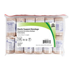 Wasip - Bandage de soutien élastique - 7,5 cm X 4,5 m - Paquet de 12-S'étire pour plus de confort et offre un soutien ferme