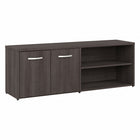 Bush Business Furniture - Armoire de rangement basse avec portes et tablettes Studio A - gris orage-L'armoire de rangement basse 60 po L x 16 po P x 21 po H avec portes et tablettes offre une solution de rangement pratique pour les professionnels d'aujourd'hui