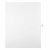 Mark Maker – Onglets séparateurs juridiques blancs, 1/15 onglets, format lettre, sans trous, numéro 68, 25/paquet-Onglets séparateurs blancs, 1/15 onglets