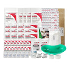 Trousse de premiers soins First Aid Central règlementaire pour l'Ontario - Section 10 - 16-200 personnes-Emballée dans un boîtier métallique mural durable avec logo bilingue de trousse de premiers soins.