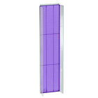 Azar Displays – Présentoir Powerwing à panneau perforé, 14 x 60 po, violet (700354-PUR)-Plastique violet