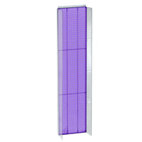 Azar Displays – Présentoir Powerwing à panneau perforé, 14 x 60 po, violet (700354-PUR)-Plastique violet