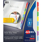 Avery - Séparateurs 8 onglets, paq./1 - multicolore-Intercalaire