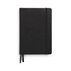 TRU RED - Journal quadrillé, format moyen, couverture flexible, noir-Format moyen (5,5 po x 8 po)