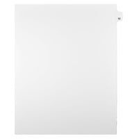 Mark Maker – Onglets séparateurs juridiques blancs, 1/25 onglets, format lettre, sans trous, numéro 52, 25/paquet-Onglets séparateurs blancs, 1/25 onglets